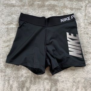 Nike pros spandex shorts Size M